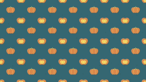 かぼちゃのパターン背景